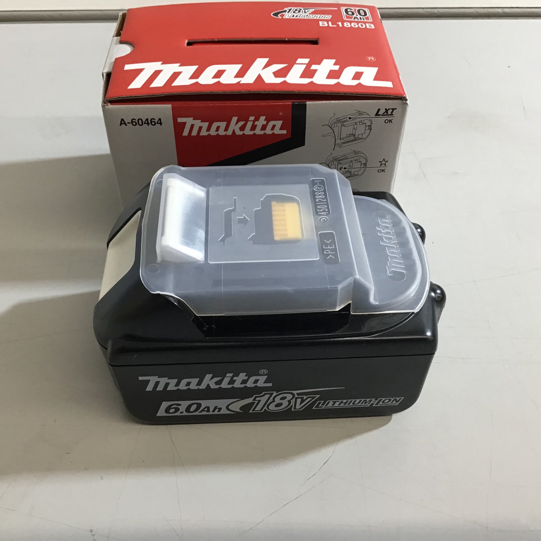 【未使用品】★マキタ makita リチウムイオンバッテリー 18V 6.0Ah BL1860B 【戸田店】