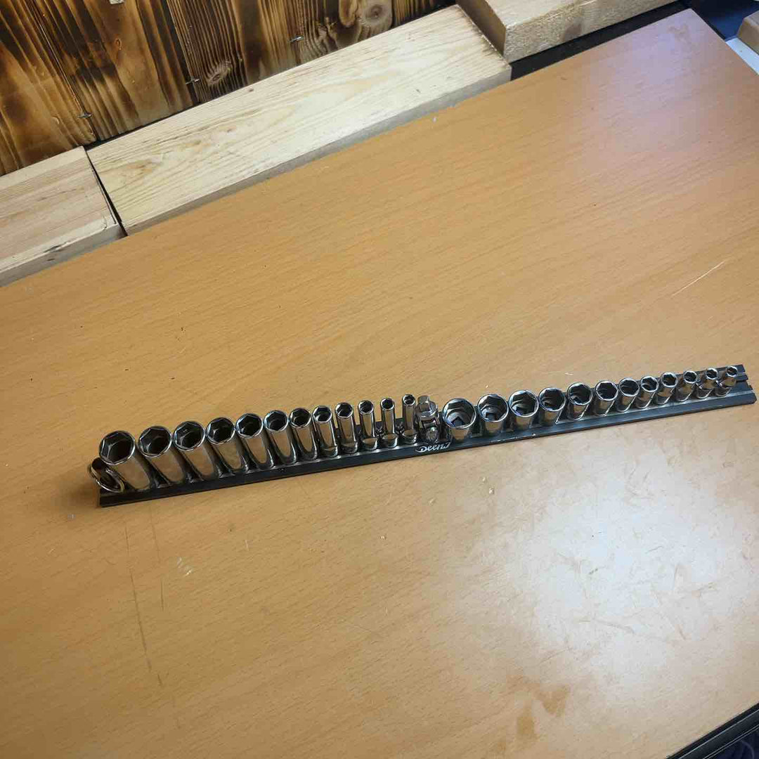 スナップオン Snap-on 1/4シャローソケット 12点セット TMM15/14/13/12/11/10/9/8/7/6/ 5.5/5　1/4ディープソケットセット 12個セット ソケット 計24個 【越谷店】