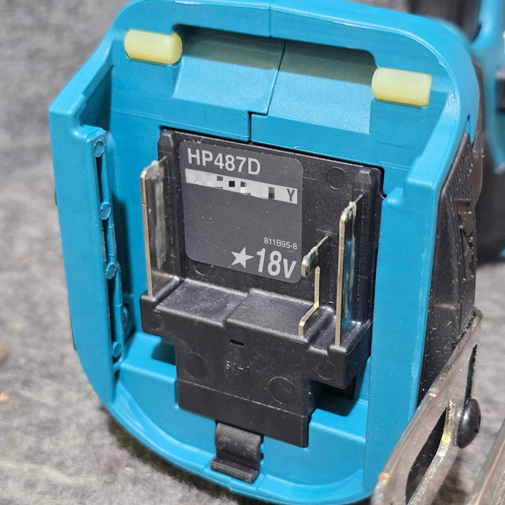 【美品※バッテリ1個】マキタ(makita) コードレス振動ドリルドライバー HP487DRG【桶川店】