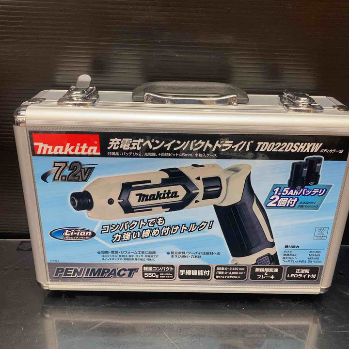 ★マキタ(makita) コードレスペンインパクトドライバー TD022DSHXW【川越店】