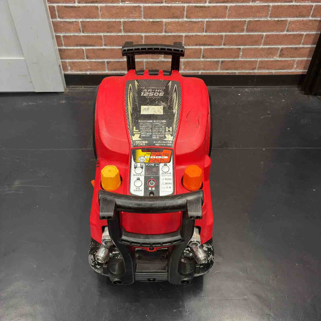 中古品】 マックス(MAX) エアコンプレッサー AK-HL1250E_レッド 【藤沢 