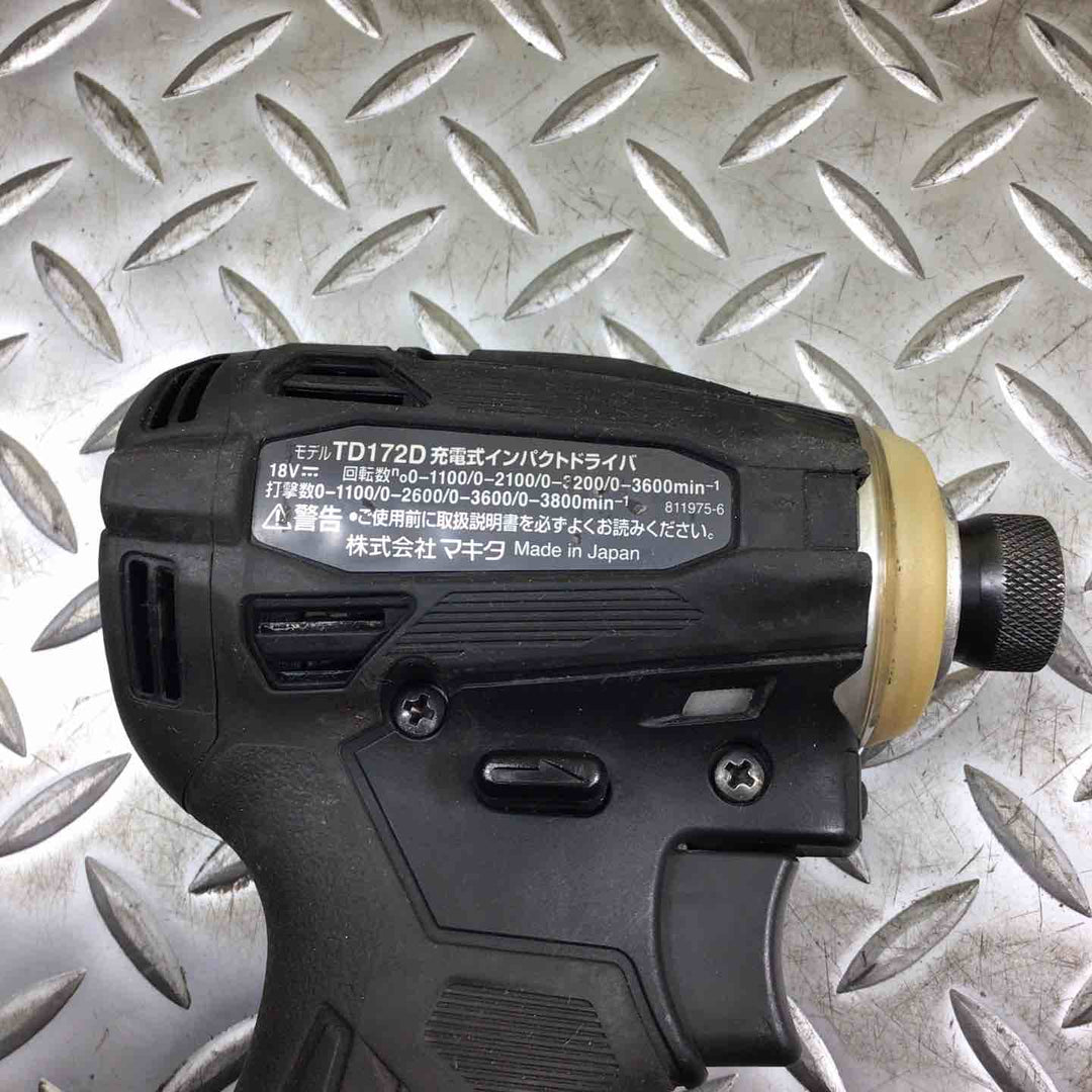 マキタ(makita) コードレスインパクトドライバー TD172DRGXB【川崎店】