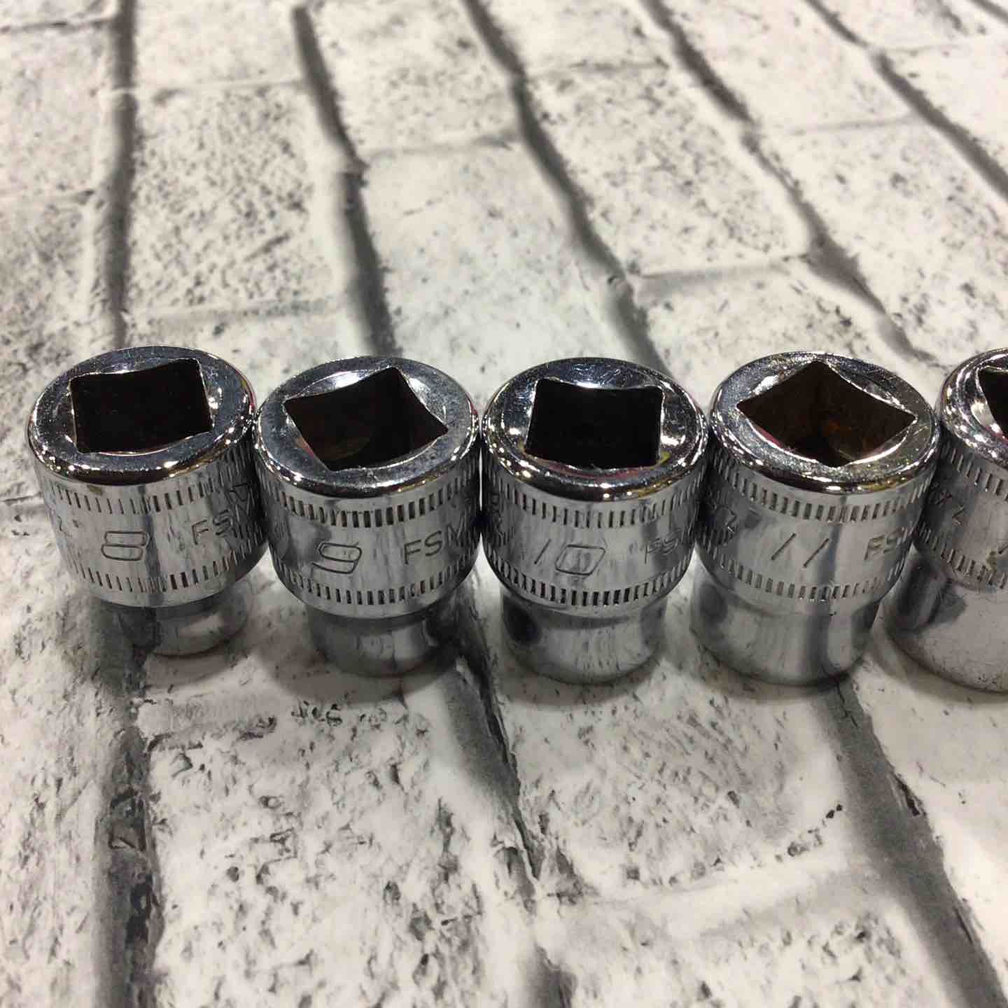 スナップオン(Snap-on) 3/8ショートソケット8点セット FSM スナップオン(Snap-on) 3/8ショートソケット8点セット FSM