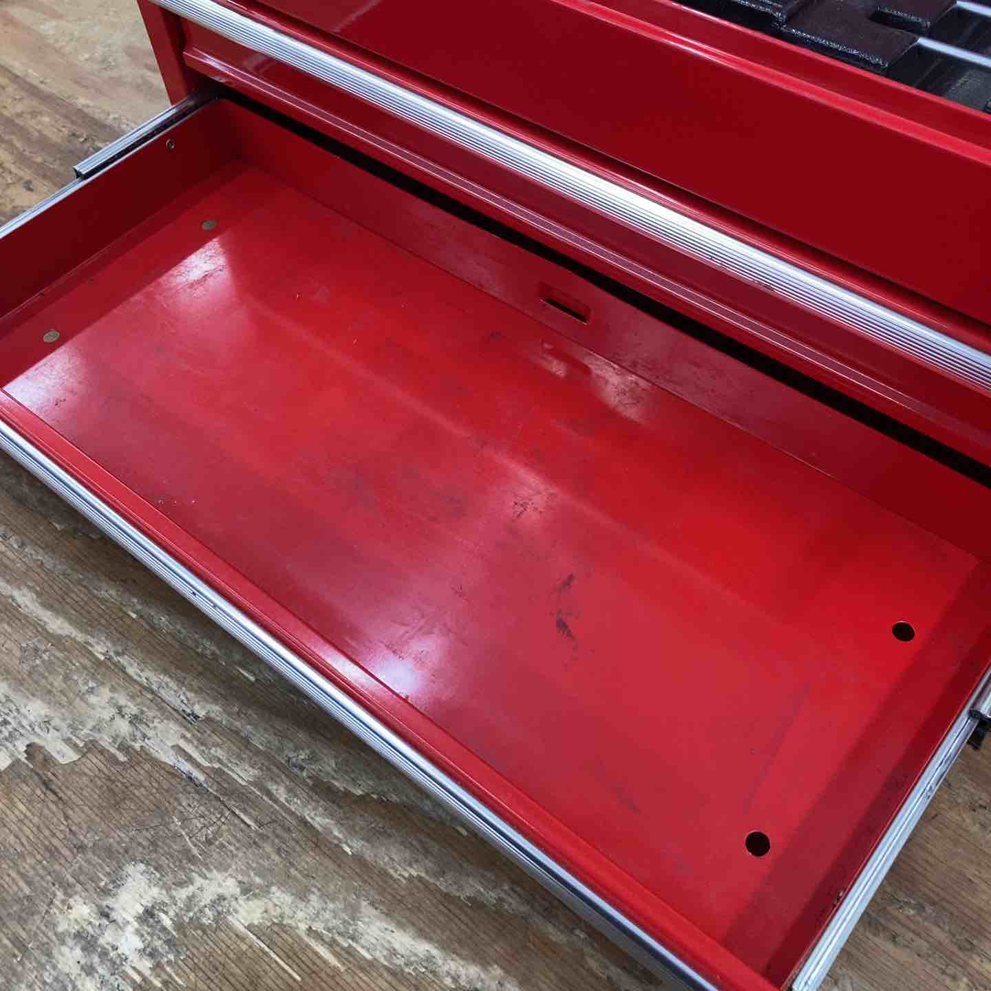 中古品】e-value 工具箱 ツールボックス 引き出し 赤【柏店