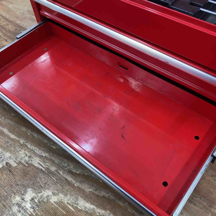 【中古品】e-value 工具箱 ツールボックス 引き出し 赤【柏店】