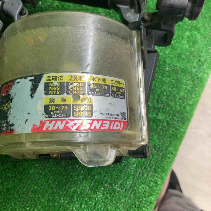 【中古品】マックス(MAX) 高圧エア釘打ち機 HN-75N3(D)-G【川越店】