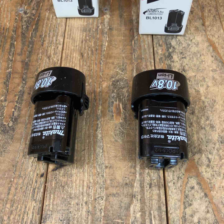 マキタ(makita) リチウムイオンバッテリー 10.8V/1.3Ah BL1013  A-48692 計2点【所沢店】