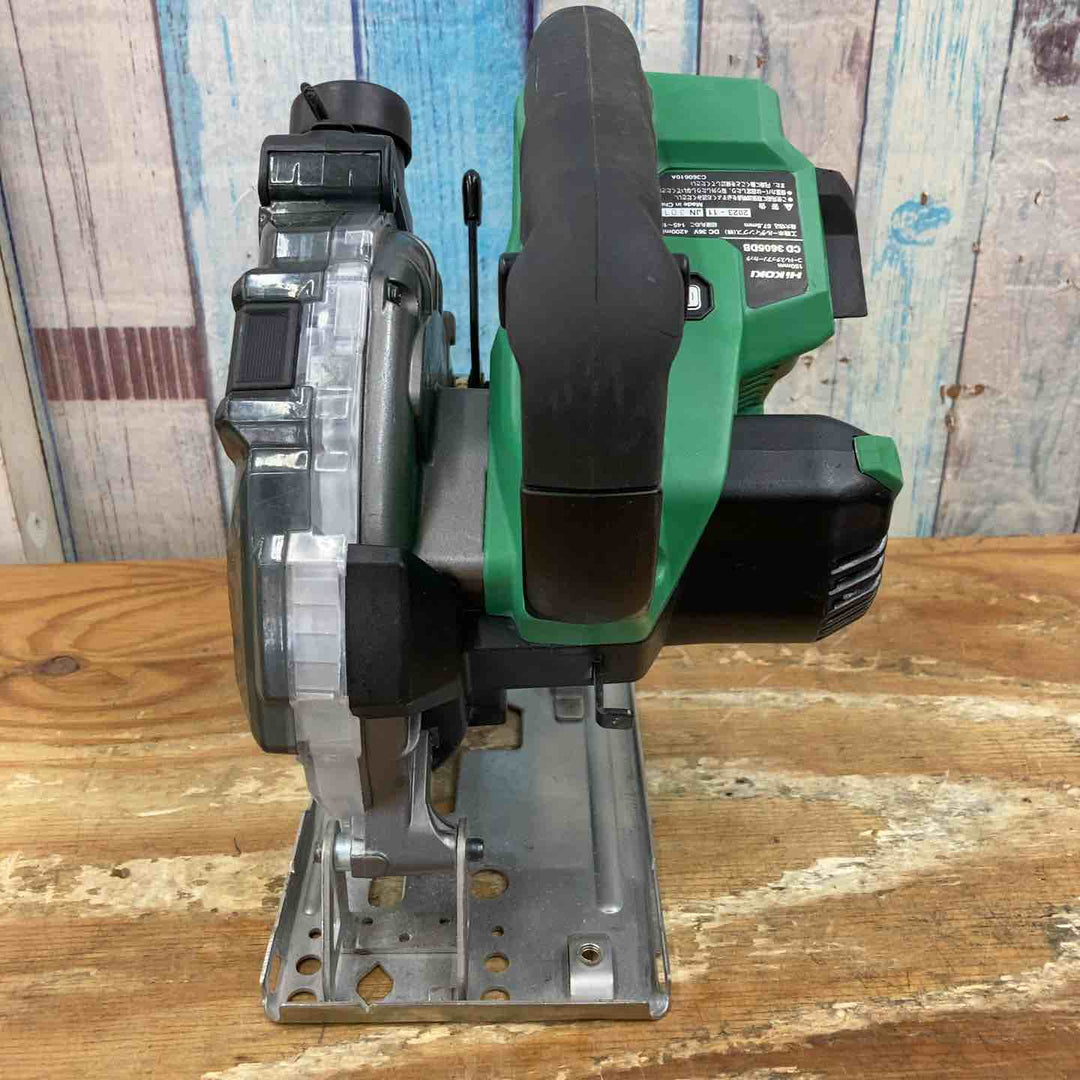 【中古品】★ハイコーキ(HIKOKI ※旧:日立工機) コードレスチップソーカッター CD3605DB(NN) 36V 150mm 本体のみ【柏店】
