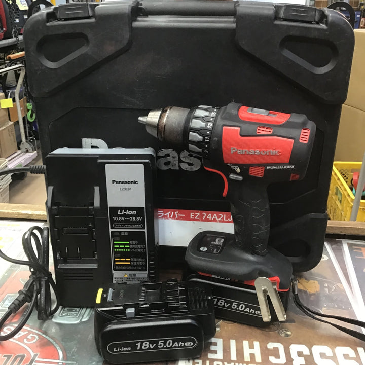 ★パナソニック(Panasonic) コードレスドリルドライバー EZ74A2LJ2G-R【草加店】