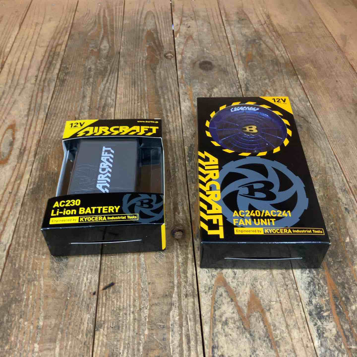 バートル(BURTLE) 空調服 ファン AC241 ＋12v バッテリー AC230 エアークラフト セット【所沢店】