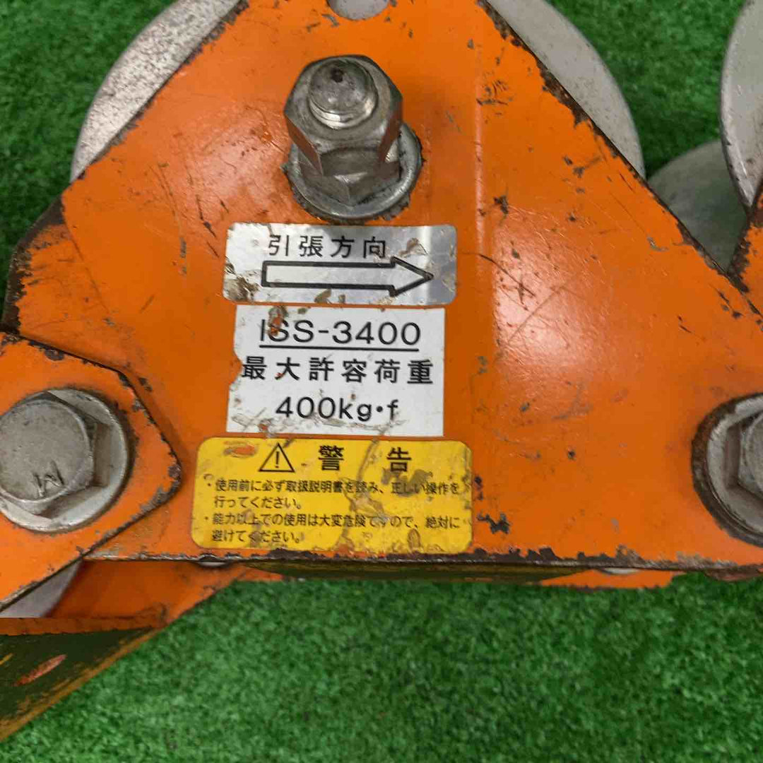【中古品】▼育良精機 イクラ 三連コロ ケーブルコロ ISS-3600【川崎店】