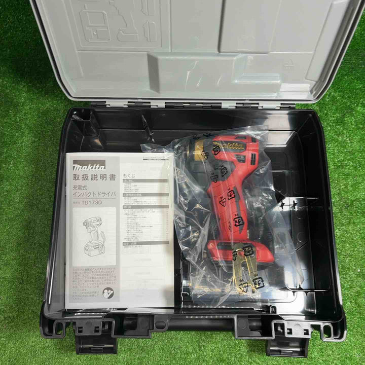 【未使用品】 マキタ (makita) コードレスインパクトドライバー TD173DZPR LTX20周年限定色 プレミアムレッド 本体+ケース 【藤沢店】