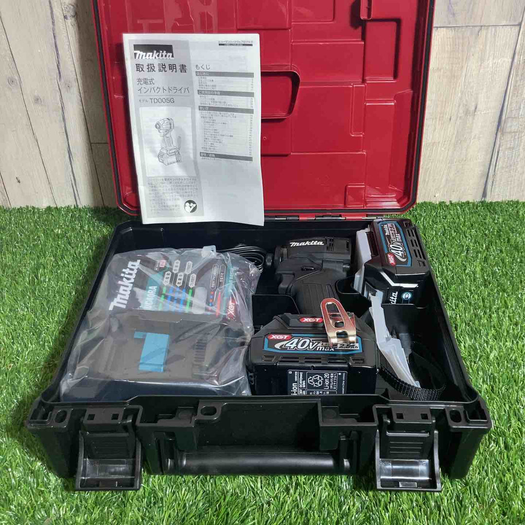 ★マキタ(makita) 40Vmaxコードレスインパクトドライバー TD005GRDXB【戸田店】