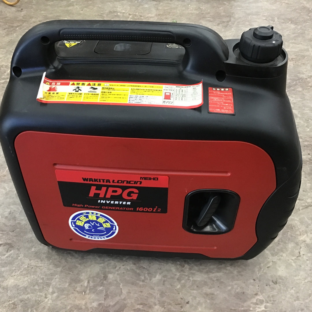 〇ワキタ(MEIHO) インバーター式ガソリン発電機 HPG1600i2【所沢店】