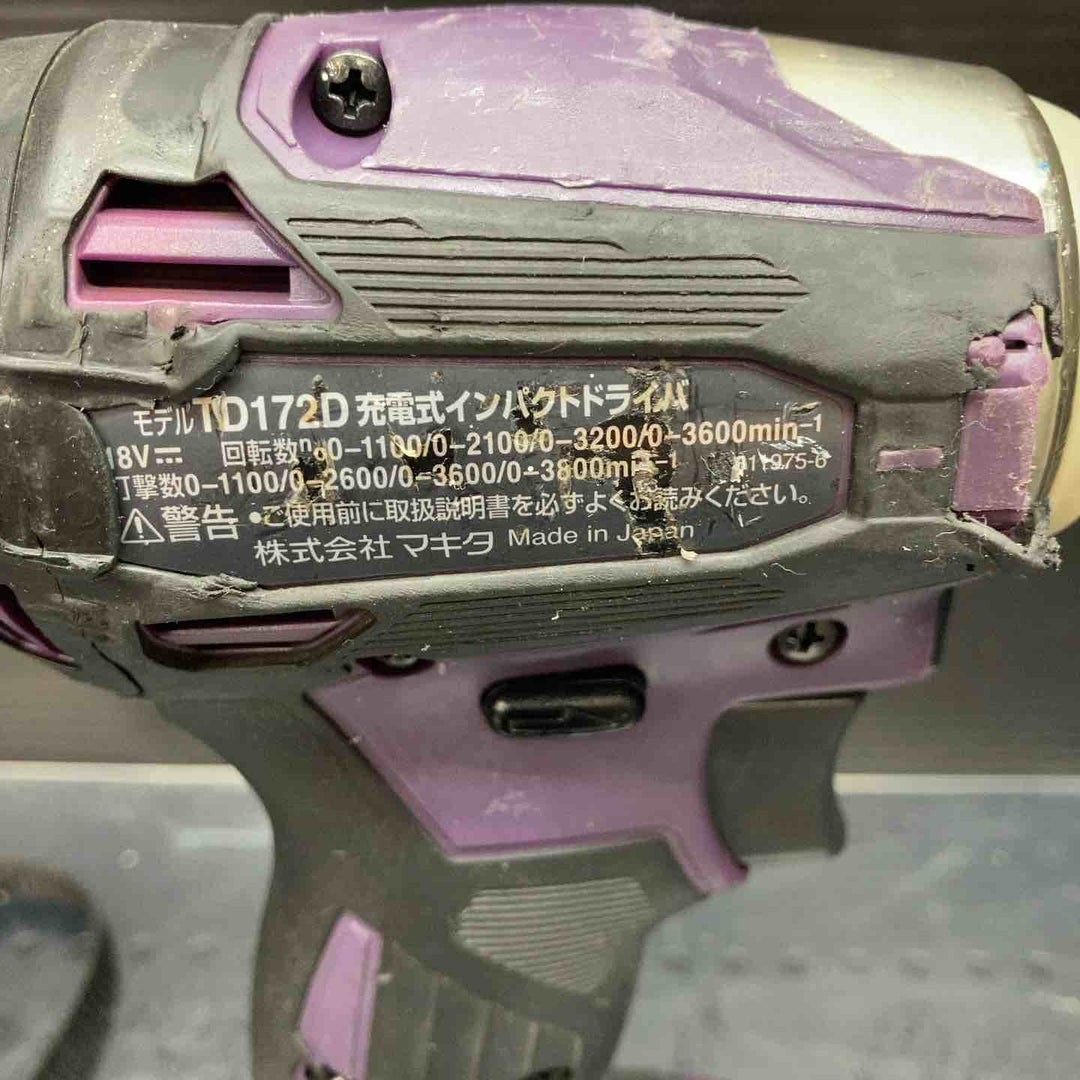 ★マキタ(makita) コードレスインパクトドライバー TD172DZAP【川越店】