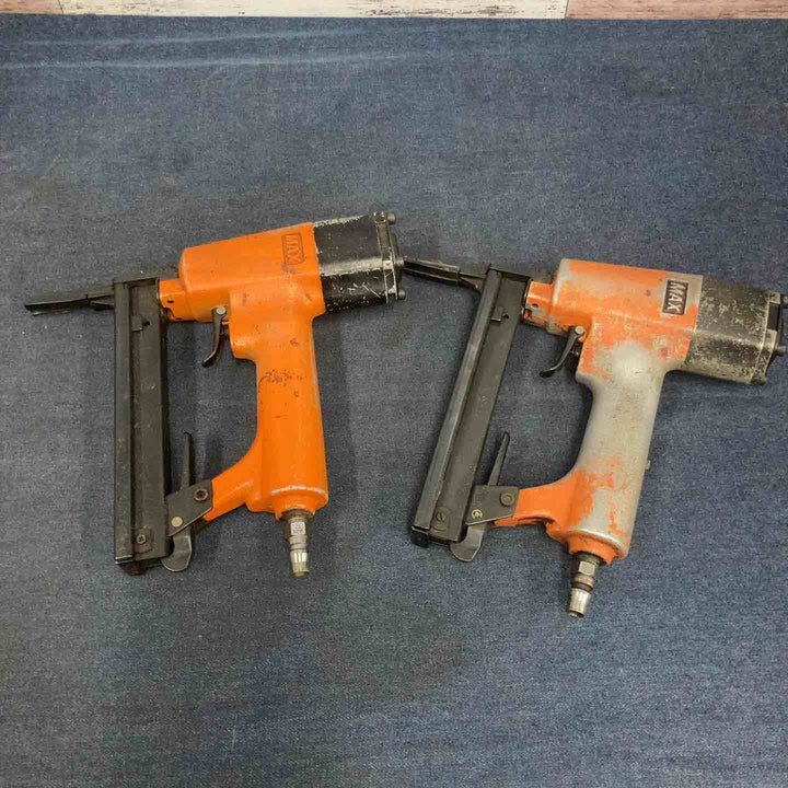 【現状品】2台セット マックス MAX 常圧エアタッカ TA-35A/1022J 動作確認済み【八潮店】