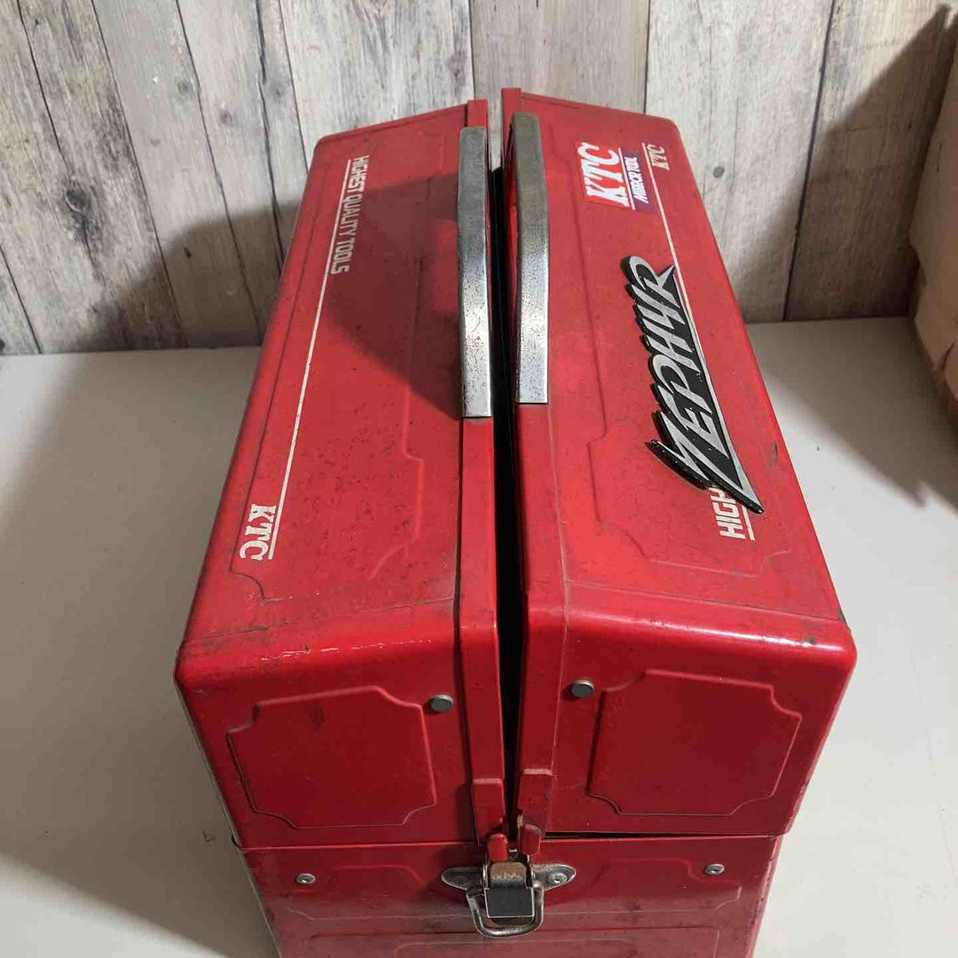 ◇KTC TOOL BOX 工具セット　工具欠け有、追加工具有、軽微の箱の歪み有【戸田店】