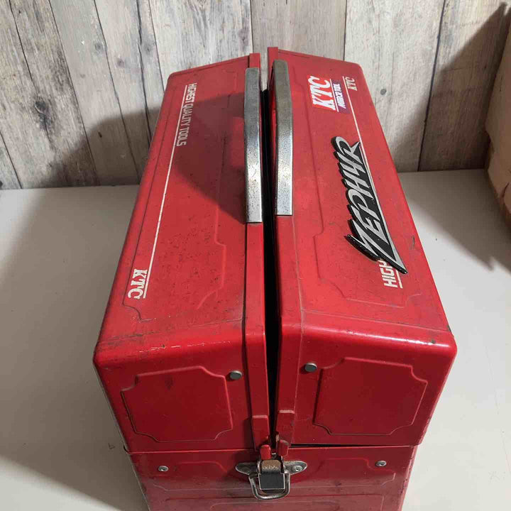 ◇KTC TOOL BOX 工具セット　工具欠け有、追加工具有、軽微の箱の歪み有【戸田店】