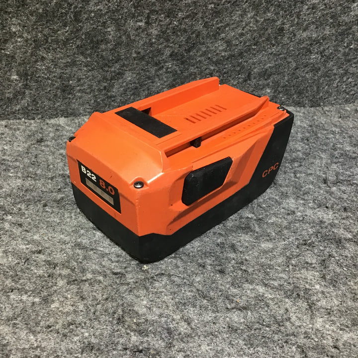 【中古】 ヒルティ HILTI 22V リチウムイオンバッテリー B22 8.0 22V/8.0Ah 【桶川店】