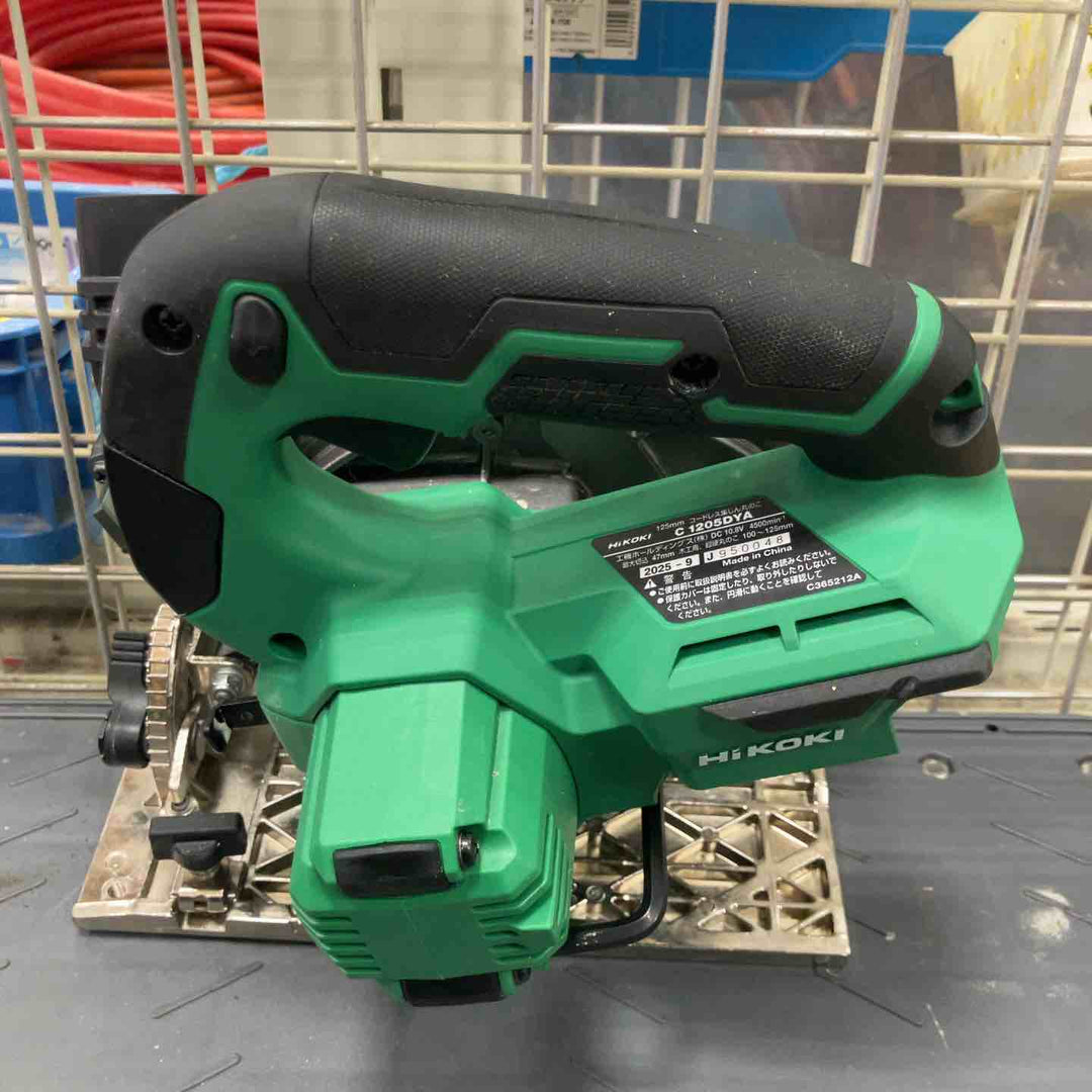 HiKOKI(ハイコーキ) 10.8V 充電式 集じん丸のこ C1205DYA 125mm 軽量2.4kg 蓄電池・充電器・ケース別売 C1205DYA(NN)【草加店】