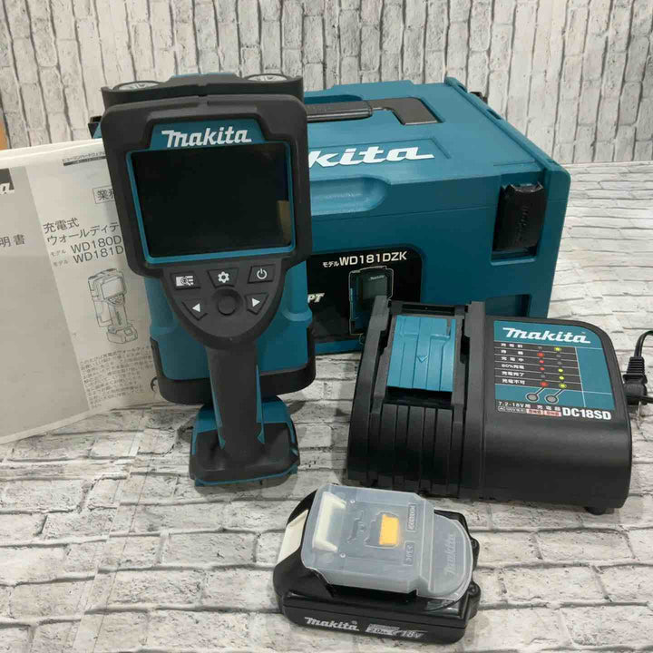 ★マキタ(makita) コードレスウォールディテクタ コンクリート探知機 WD181DZK【川口店】