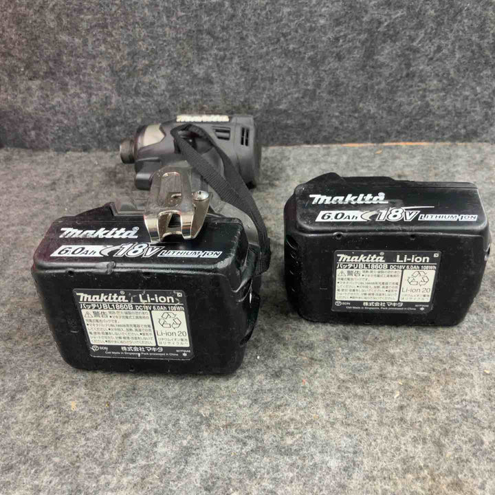 ★マキタ(makita) コードレスインパクトドライバー TD173DRGXB ケース(18V6.0Ahバッテリー*2[33][34]、充電器)【鴻巣店】