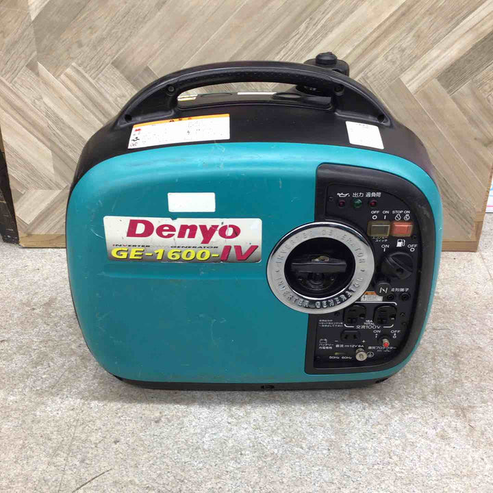 デンヨー ガソリン発電機 GE-1600-Ⅳ【川崎店】