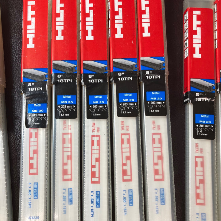 【未使用(店頭展示品)】ヒルティ(HILTI) レシプロソーブレード MB20 15個(75枚) 保管品【東大和店】