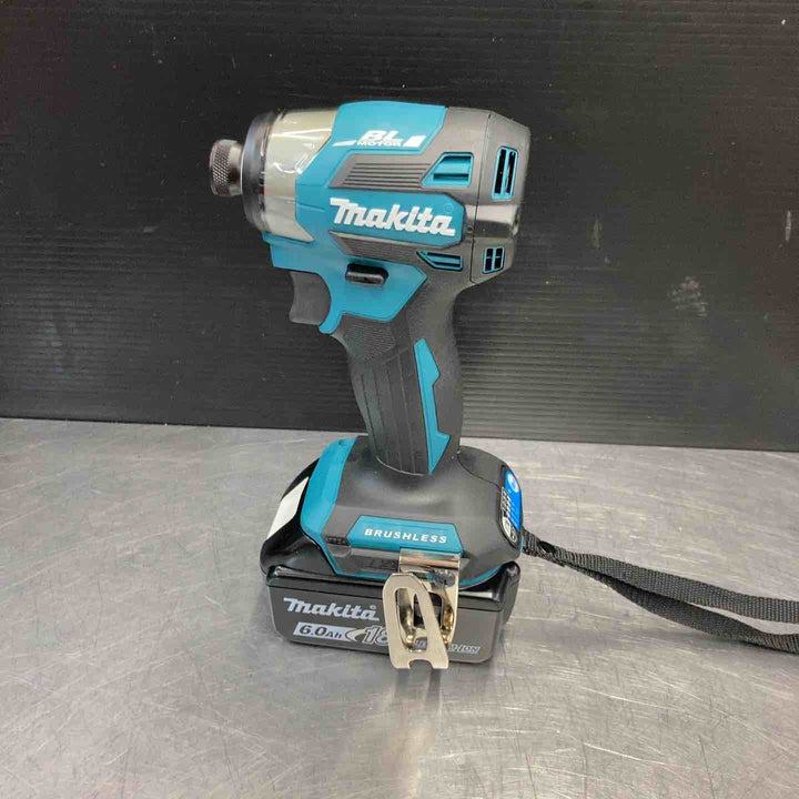 【未使用品(店頭展示品)】 マキタ(makita) 18V コードレスインパクトドライバー TD173DX 青色 充電器無しフルセット 【東大和店】