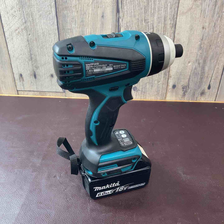 【中古品】マキタ(makita) コードレス4モードインパクトドライバー TP141DZ 18V バッテリー1個付属【東大和店】