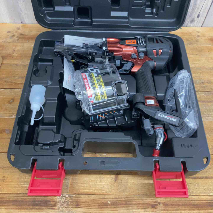 【未使用店頭展示品】 マックス(MAX) 高圧エア釘打ち機 HN-65N4(D)-R 【東大和店】