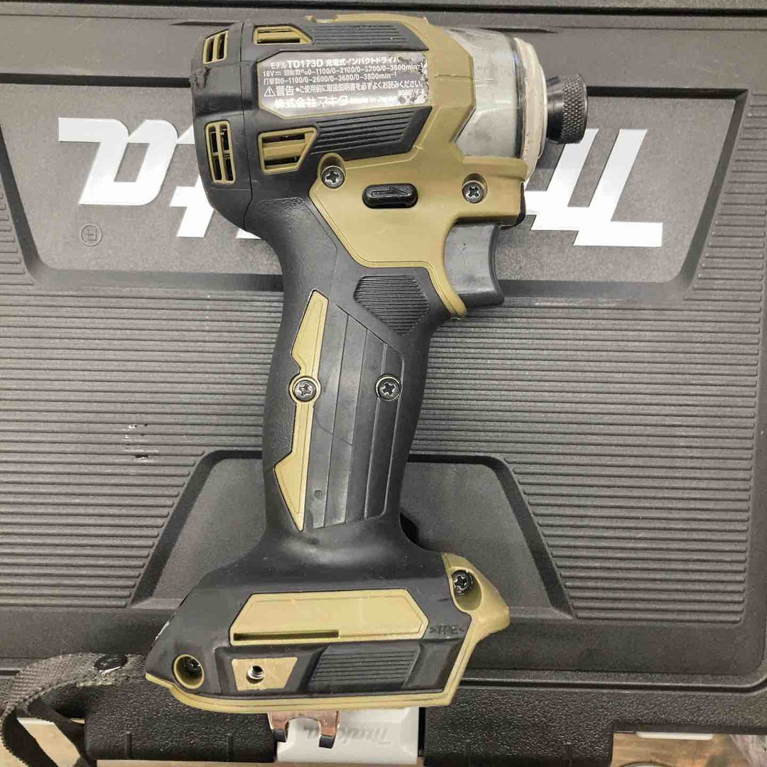 ★マキタ(makita) コードレスインパクトドライバー TD173DRGXO　バッテリー充電回数2回3回付属【戸田店】