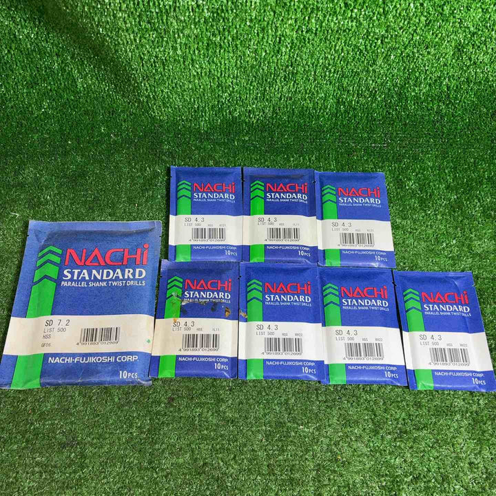 NACHI ナチ STANDARD HSS 4.3 10本入り 7点、7.2 1点【藤沢店】