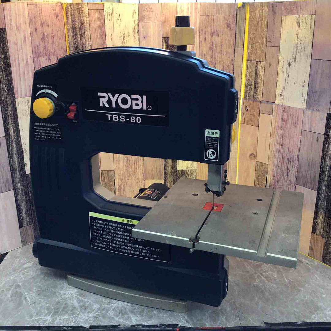 【中古品】◇リョービ(RYOBI)  卓上バンドソー TBS-80【八潮店】