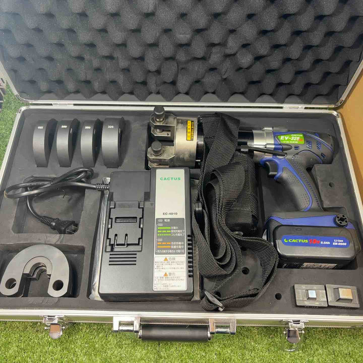 ★カクタス コードレス電動油圧式圧着工具 EV-325DL【川崎店】