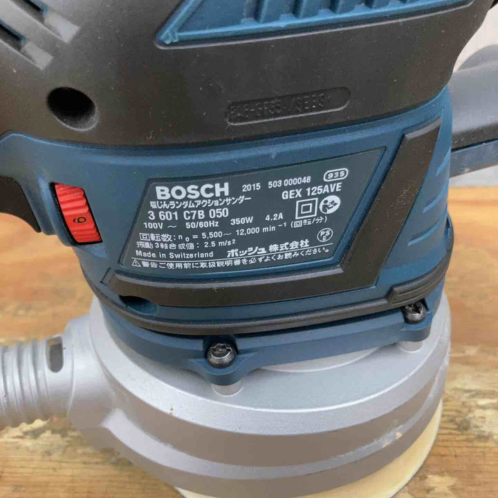 ◇BOSCH(ボッシュ) 吸じんランダムアクションサンダー GEX125AVE【柏店】