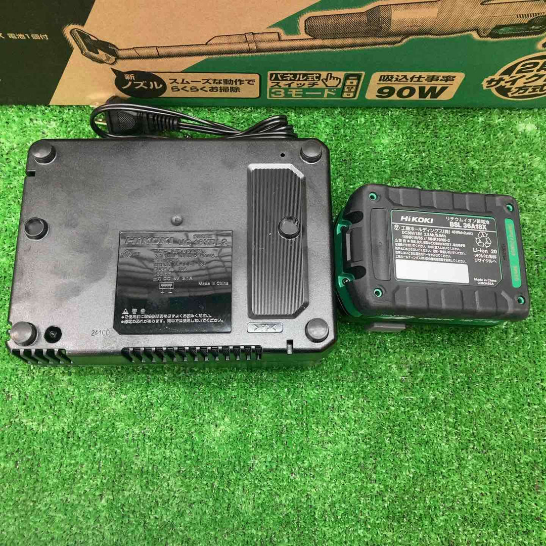 ★ハイコーキ(HIKOKI ※旧:日立工機) コードレスクリーナー R36DB(SC)(XPZ)【川越店】