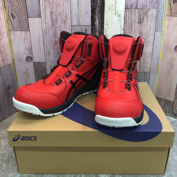[アシックス] ワーキング ウィンジョブ CP304 BOA JSAA A種先芯 耐滑ソール クラシックレッド/ブラック 27.5 cm 3E【八潮店】