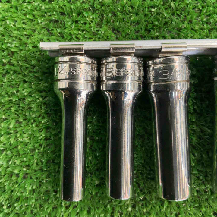 スナップオン(Snap-on)　ディープソケット　11点セット　SFSシリーズ　インチサイズ詳細に記載【草加店】