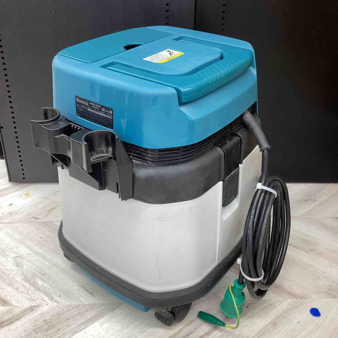 マキタ(makita) 集じん機 乾湿両用 474(P)業務用 大風量 粉塵 木くず 砂 液体 長時間 木くず 金属粉 有害 粉塵 チリ【越谷店】