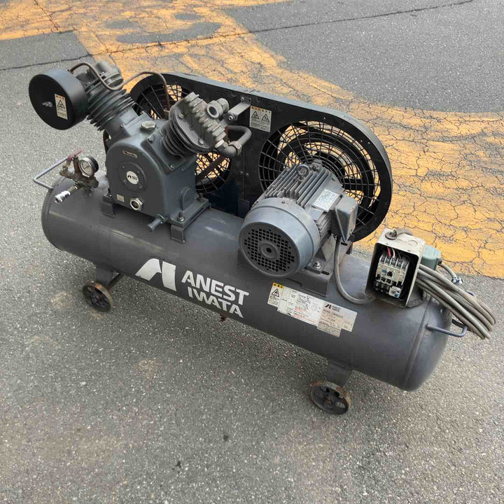 【中古品・店頭受取り限定】 アネスト岩田/ANEST 200Vベビコン 5馬力 TLP37E-10 【桶川店】