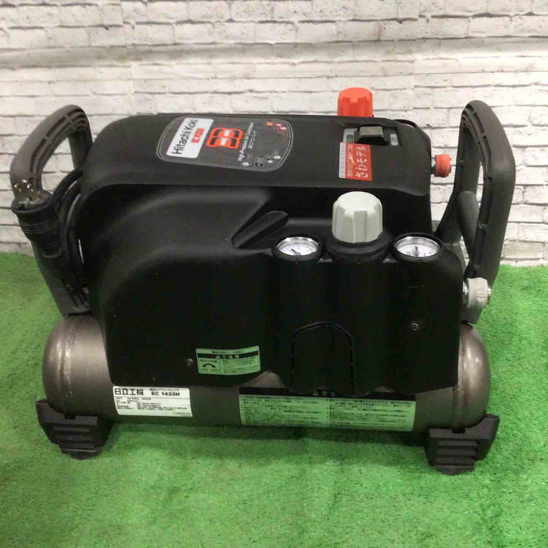 ★ハイコーキ(HIKOKI ※旧:日立工機) エアコンプレッサー EC1433H【川口店】