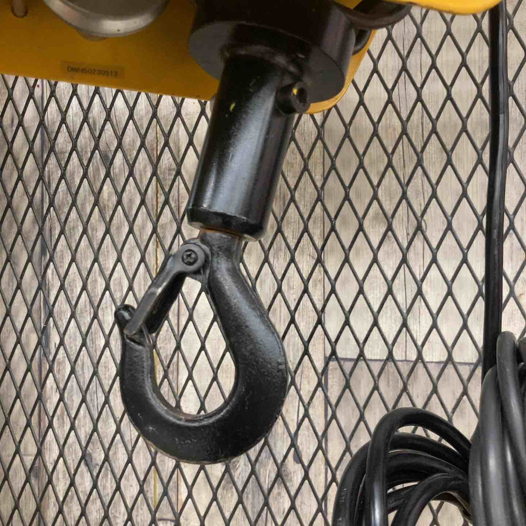 【中古品】◇オーエッチ工業 電動ウインチ 100V DWH-100 揚程10M 荷重100Kg【八潮店】