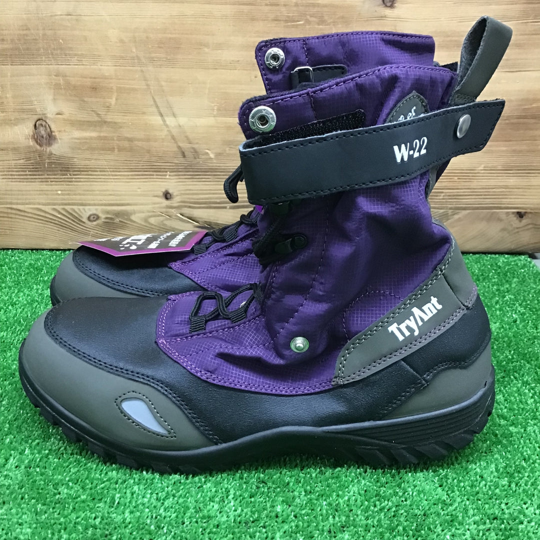 【中古美品・現状品】 トライアント 安全靴 W-22 26.0cm ＊パープル＊ 【鴻巣店】