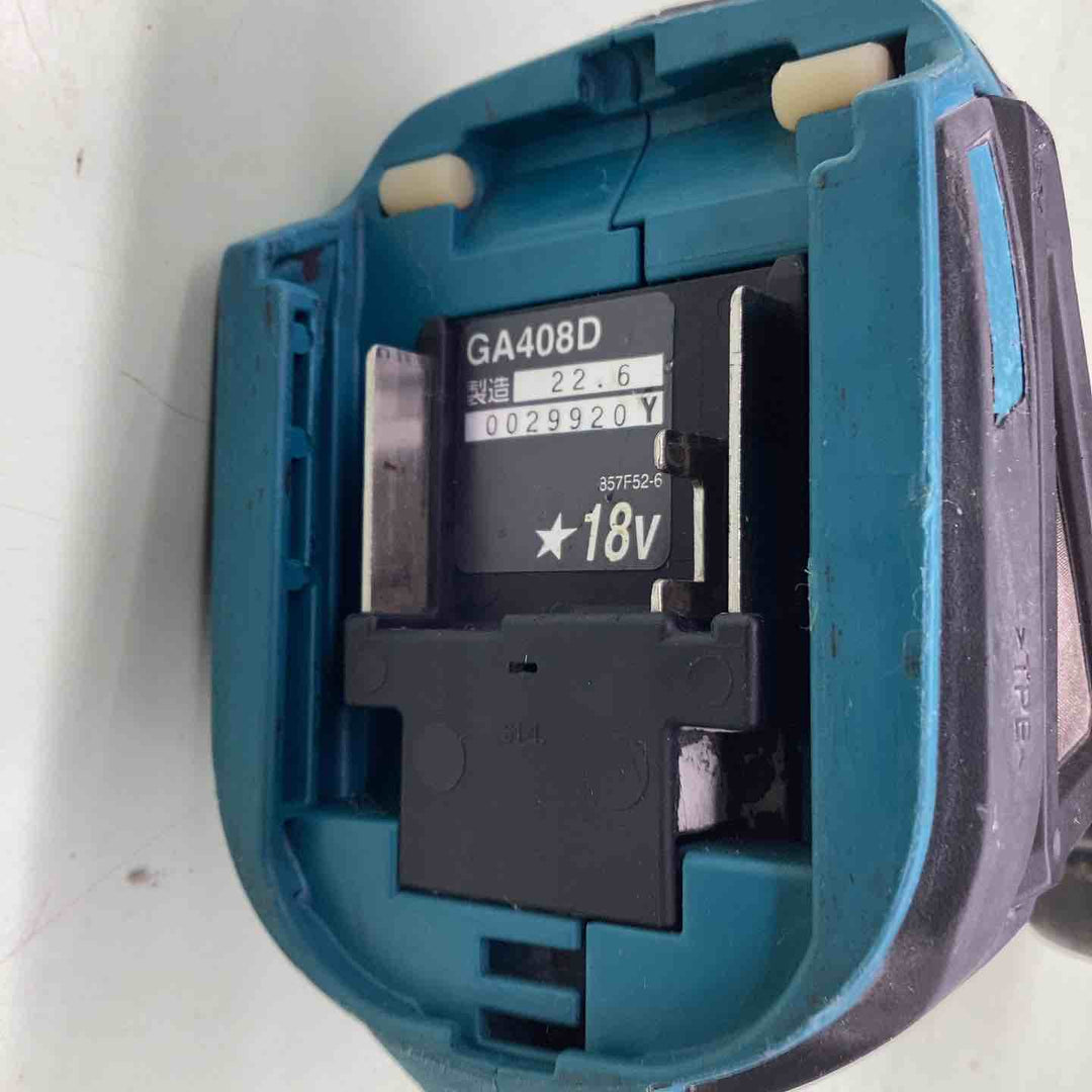 ★マキタ(makita) 100mmコードレスディスクグラインダ GA408DZ【越谷店】
