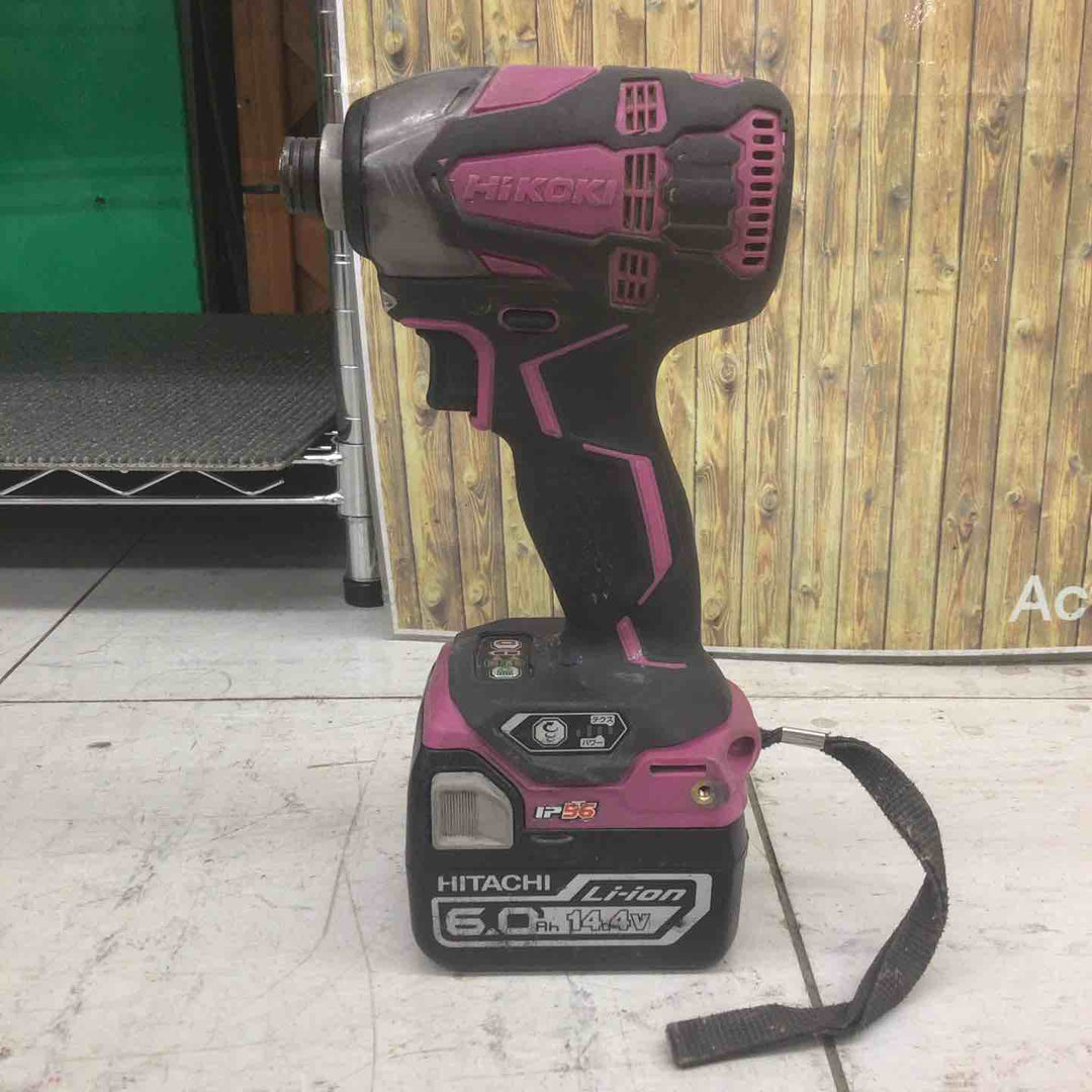 【中古品】 ハイコーキ/HIKOKI コードレスインパクトドライバー WH14DDL2(2LYPK)(R) 【鴻巣店】