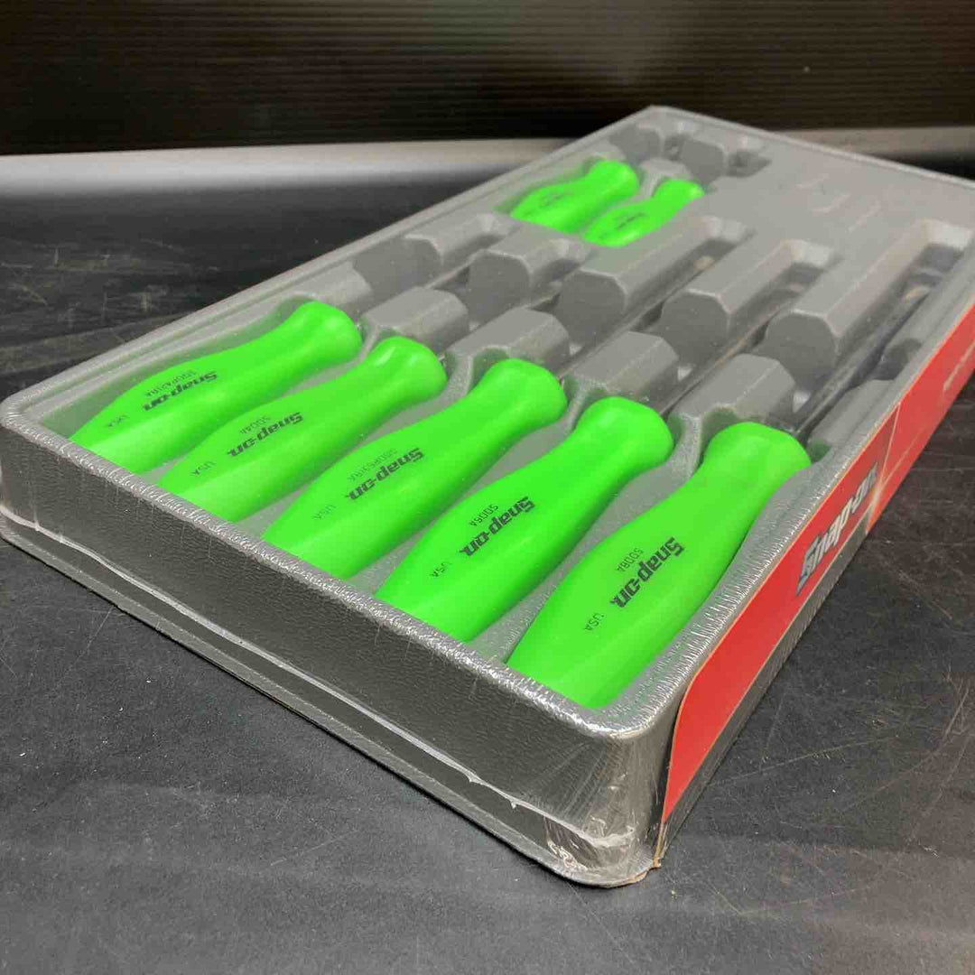 【未使用品】Snap-on (スナップオン) 旧グリップ ドライバーセット 限定品 グリーン 緑 SDDX70AG【川越店】