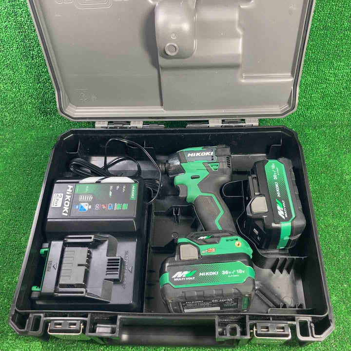 ★ハイコーキ(HIKOKI ※旧:日立工機) コードレスインパクトドライバ アグレッシブグリーン WH36DD(2XHLSZ)【川崎店】