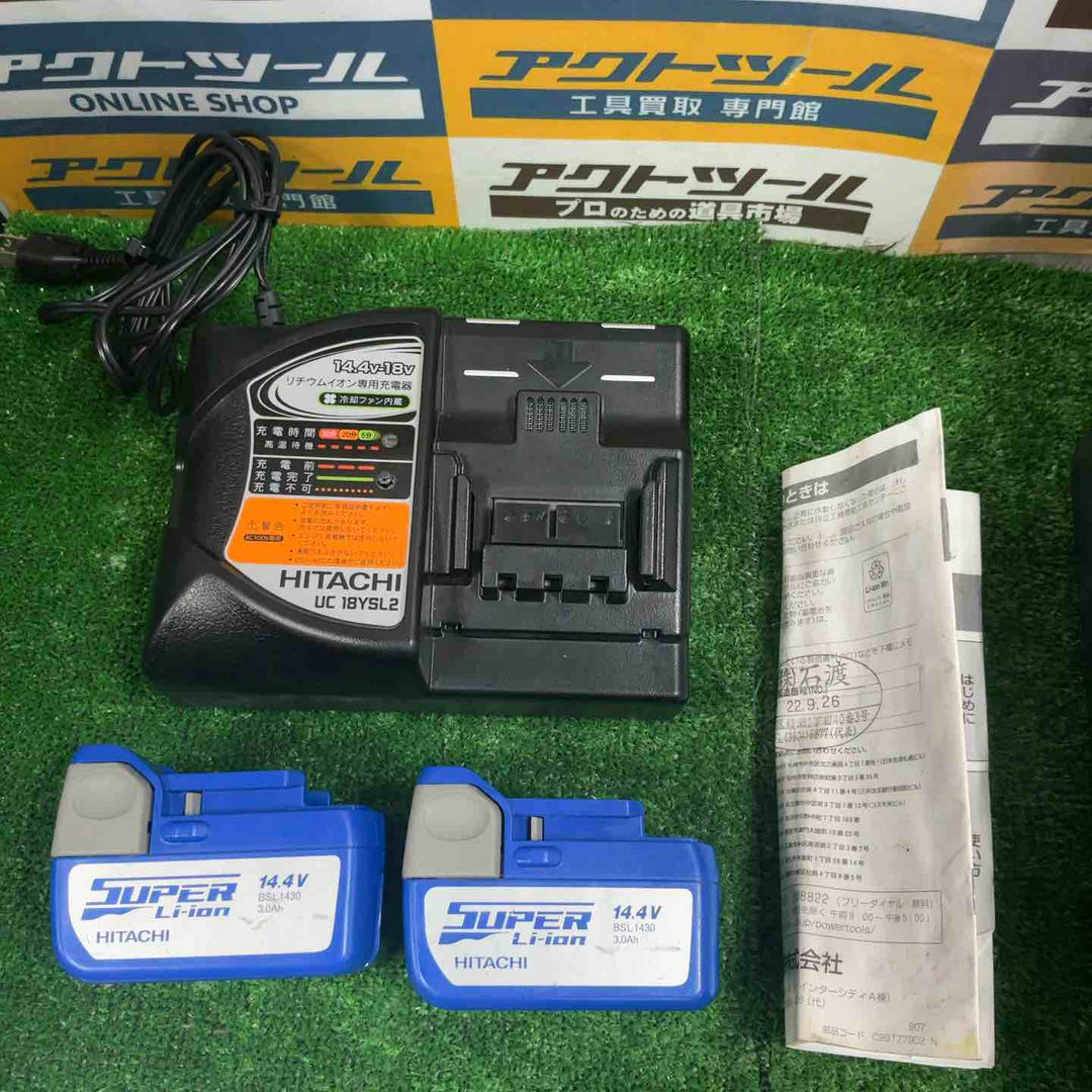 ★ハイコーキ(HIKOKI ※旧:日立工機) コードレスインパクトドライバー WH14DBAL2(2LSCK)(BB)【草加店】