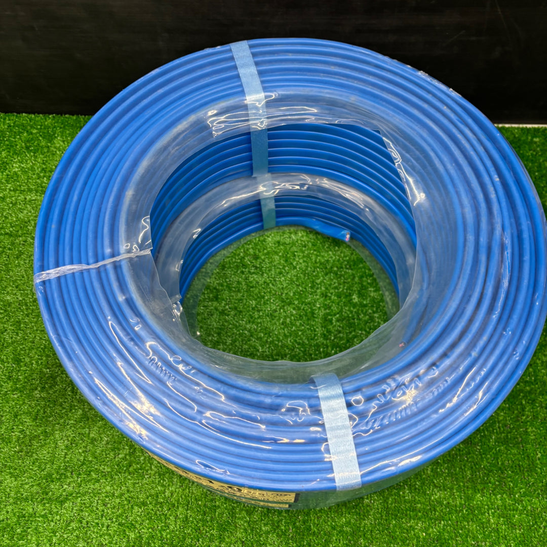 【未使用品】弥栄電線 VVFケーブル 3×1.6 100m 色付きカラー青 2026年1月製造　2巻セット【電材館越谷店】